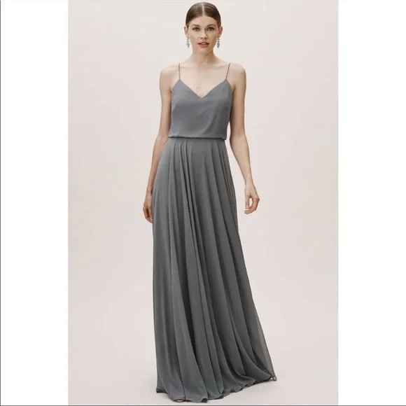Jenny Yoo Dresses | Jenny Yoo Gray Inesse Bridesmaid Dress Size 6 | Color: Gray | Size: 6 | Vanessamancilla's Closet